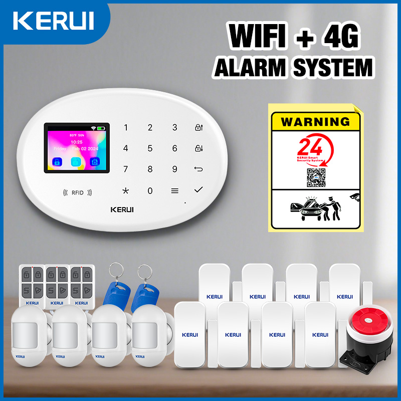Home Security No Wifi - KERUI Alarm System For Home WiFi