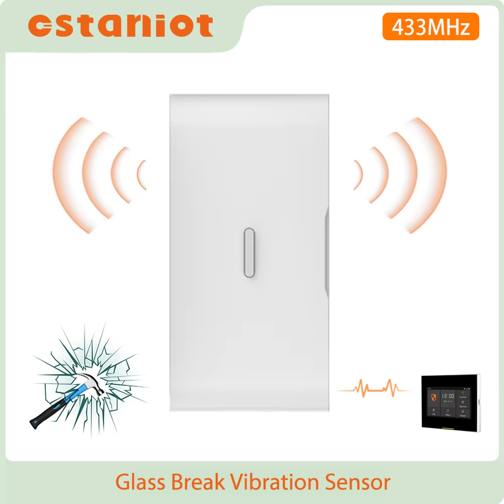 Home Security Gate - Ostaniot 433MHz eV1527 Wireless Glass Break