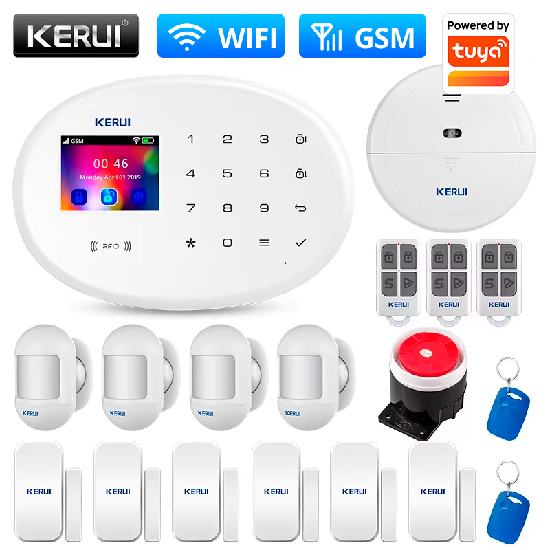 Home Security No Wifi - KERUI Home Security Protection WIFI GSM
