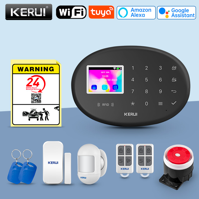 Home Security No Wifi - KERUI WiFi Home Alarm for Family