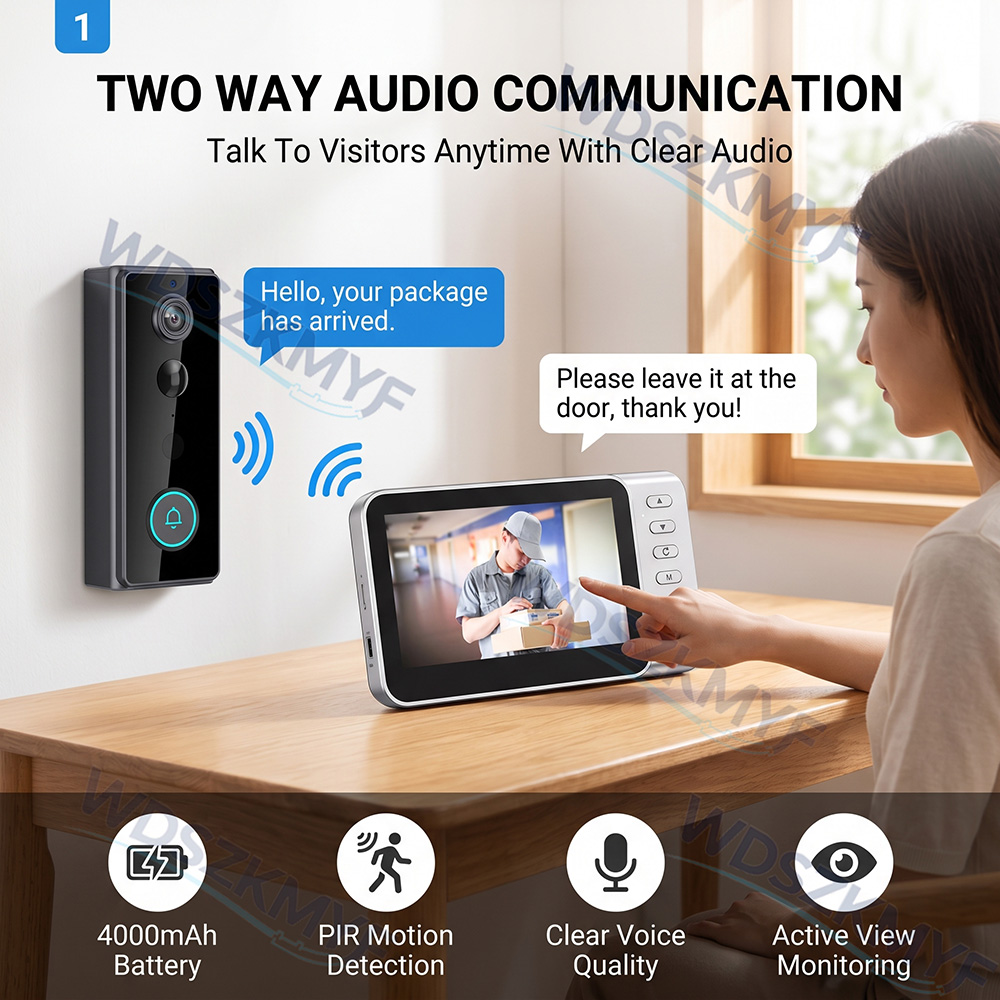 New Smart Wireless Doorbells V - đánh giá và giá Home Security Doorbell Camera