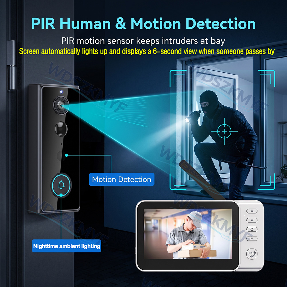 New Smart Wireless Doorbells V - đánh giá và giá Home Security Doorbell Camera