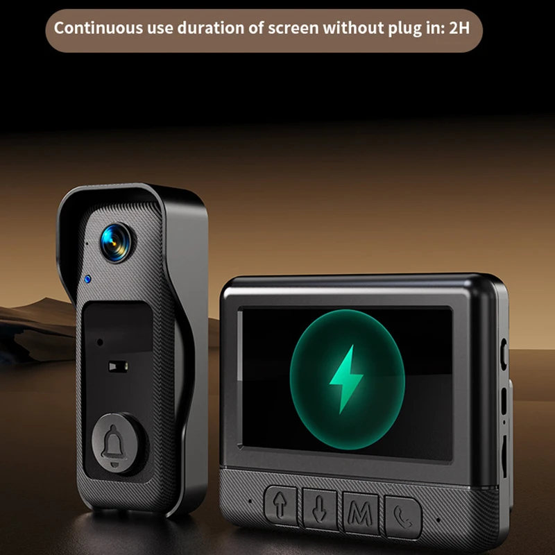 4.3’’video Doorbell 2.4G 130°  - đánh giá và giá Home Security Doorbell Camera