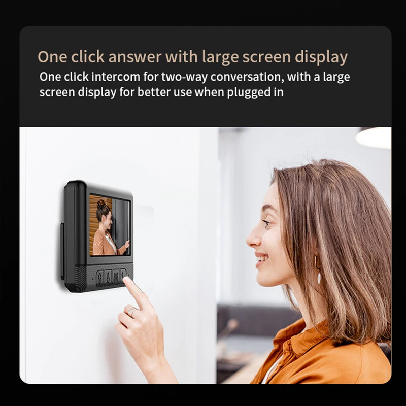 4.3’’video Doorbell 2.4G 130°  - đánh giá và giá Home Security Doorbell Camera
