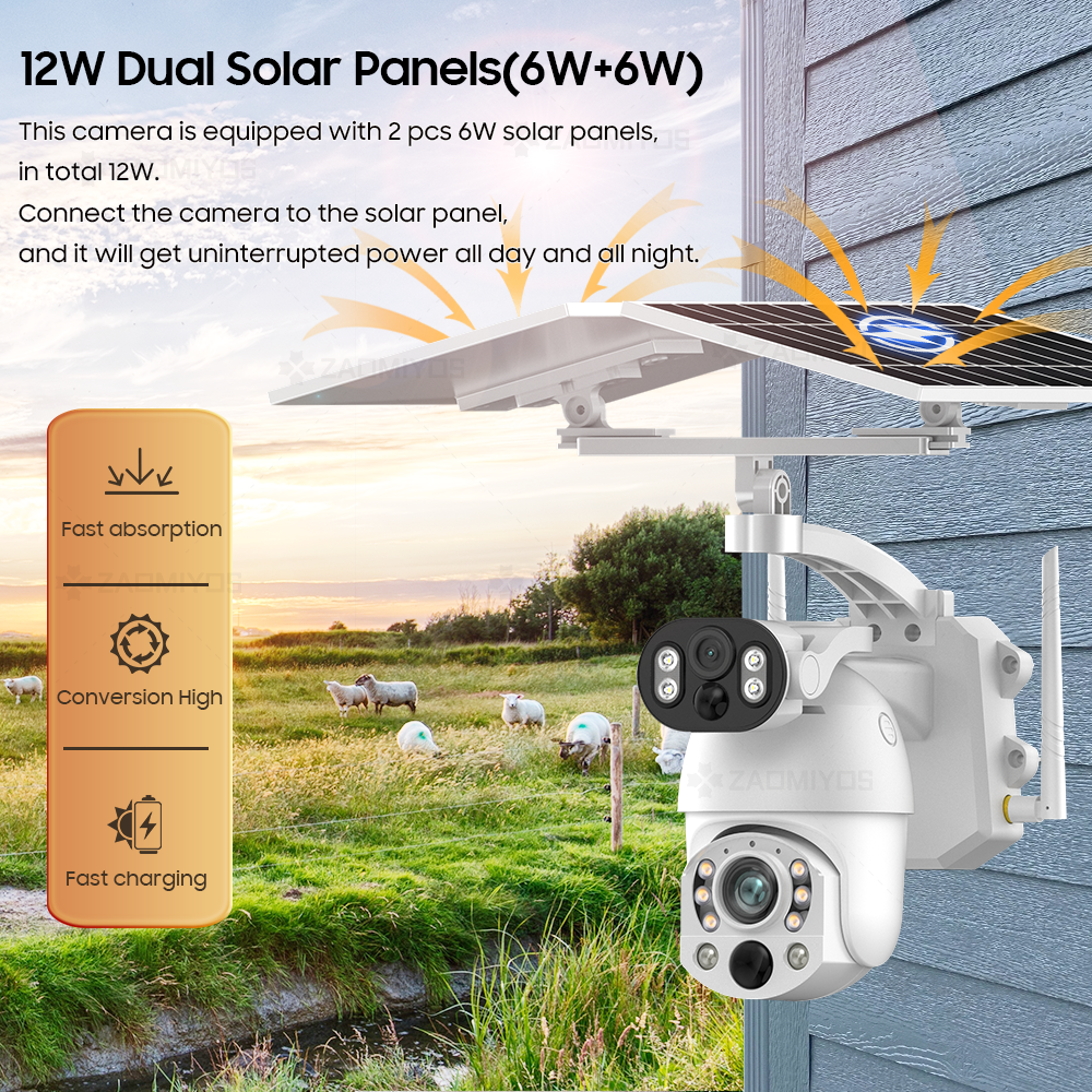 4K 4G Solar Camera 50X Optical - đánh giá và giá Home Security No Wifi