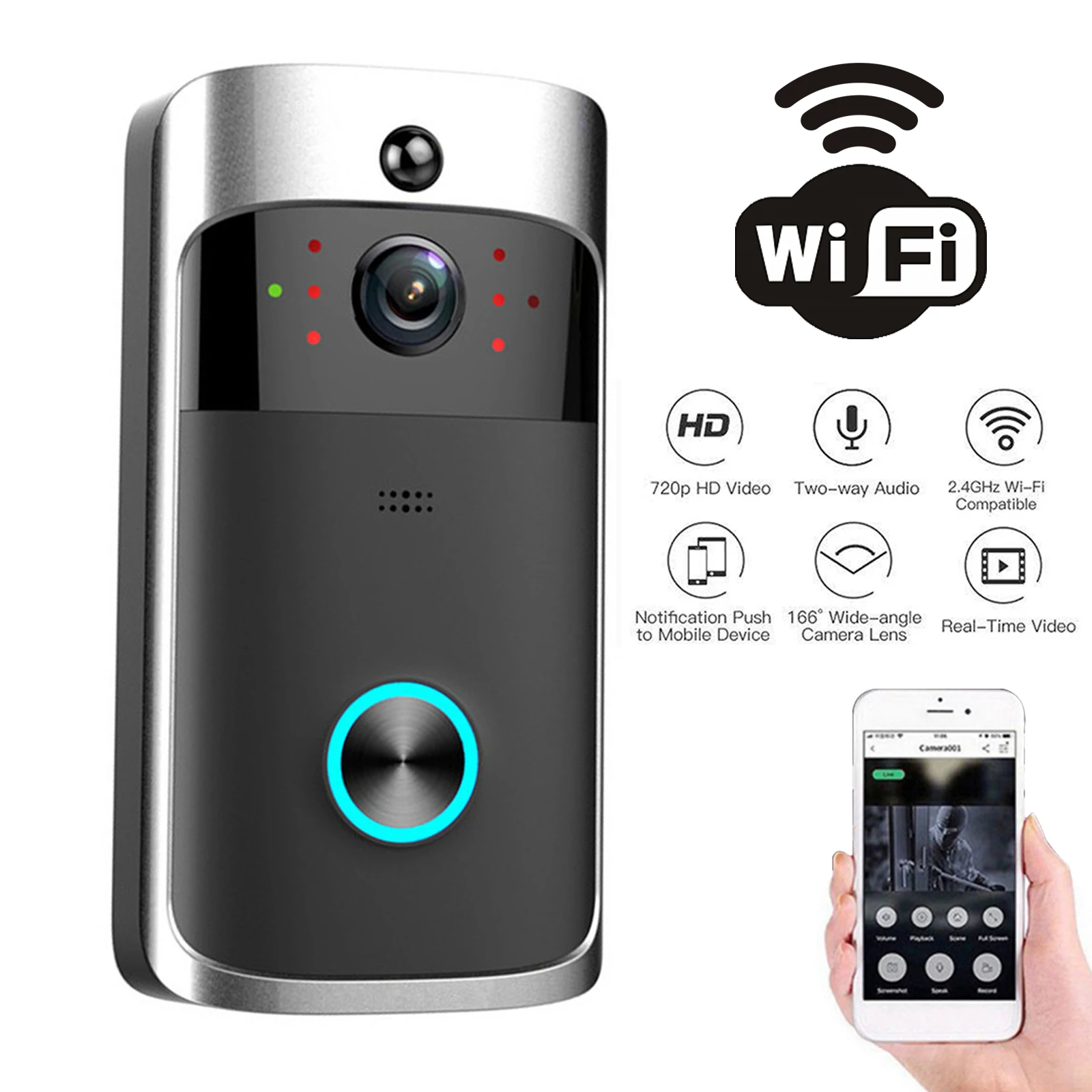 2026 NEW V5 Video Door Bell Wi - đánh giá và giá Home Security Doorbell Camera