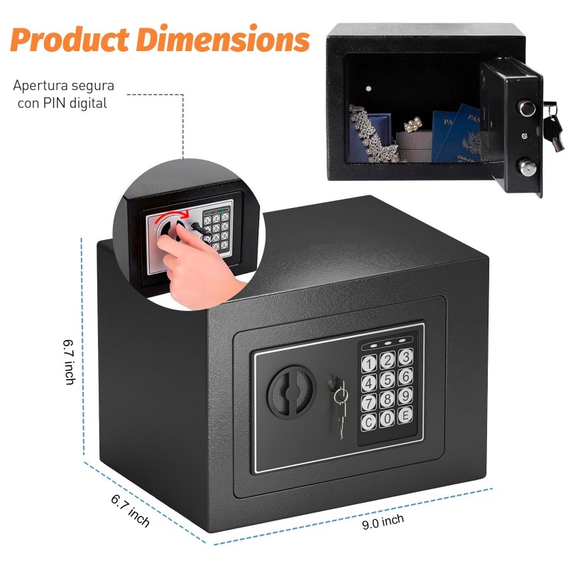 Digital Electronic Safe Box wi - đánh giá và giá Home Security Group