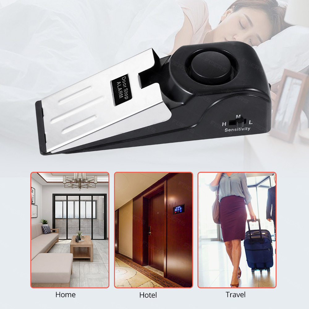 FUERS Door Stop Alarm System 1 - đánh giá và giá Home Security Gate