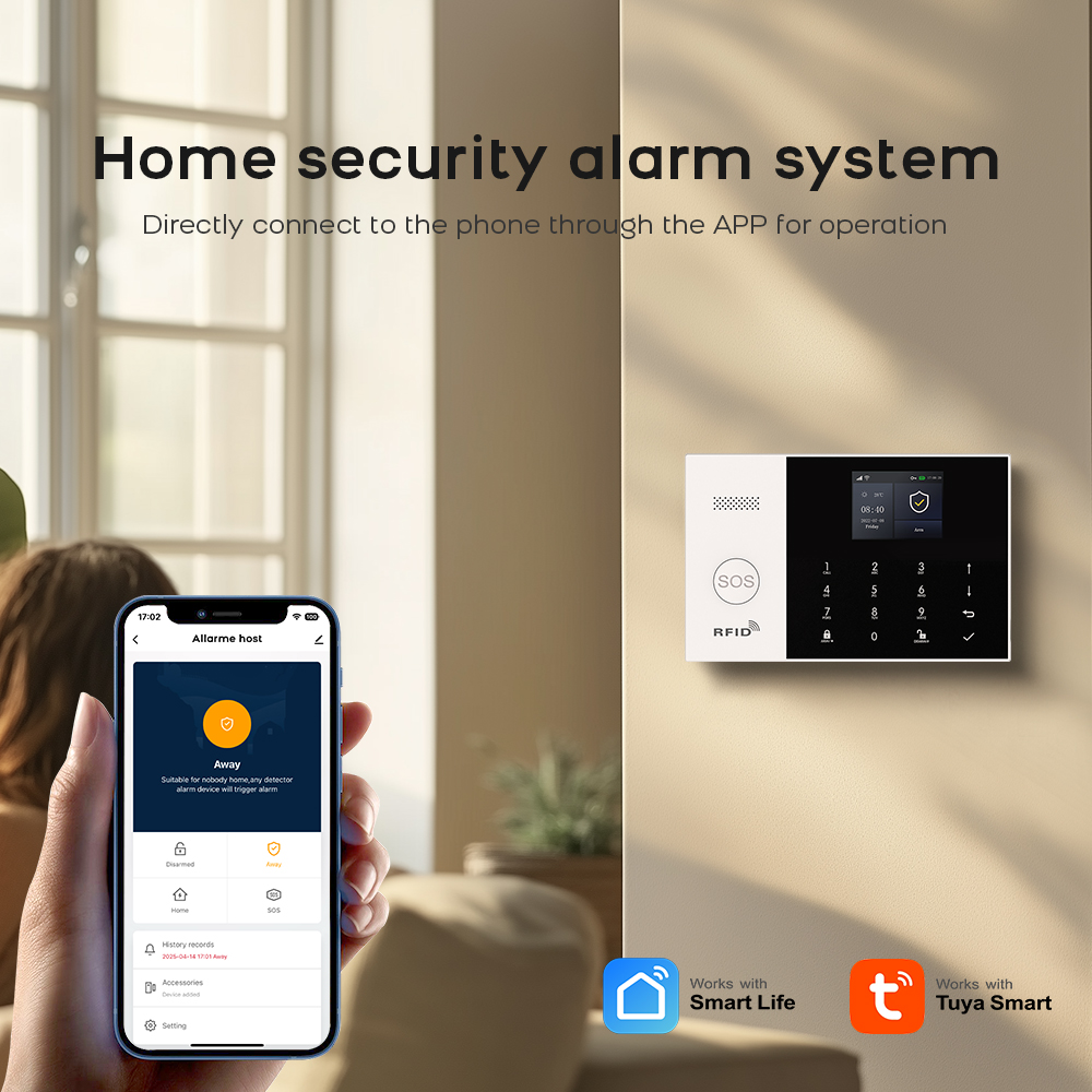 4G Alarm System Security Home  - đánh giá và giá Home Security No Wifi