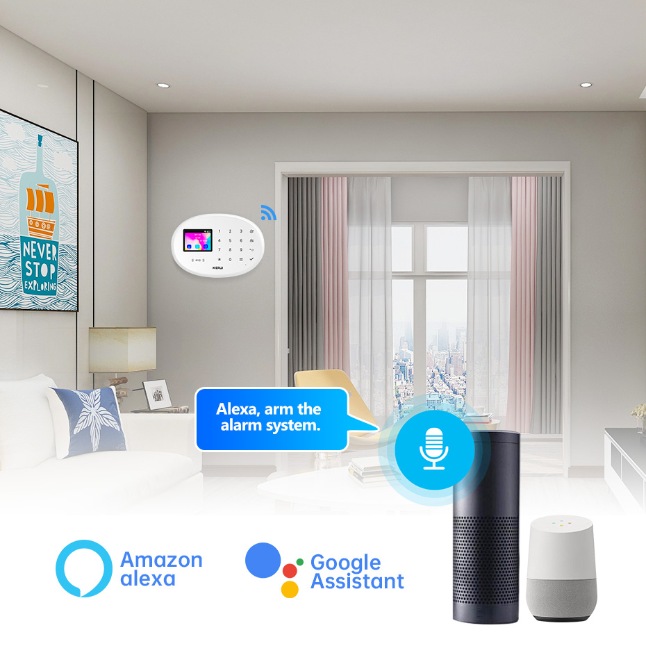 KERUI Alarm System For Home Wi - đánh giá và giá Home Security No Wifi