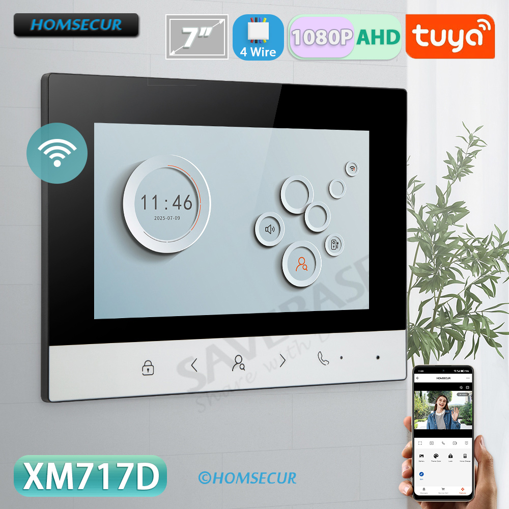 Tuya Smart WIFI Indoor Monitor - đánh giá và giá Home Security Gate