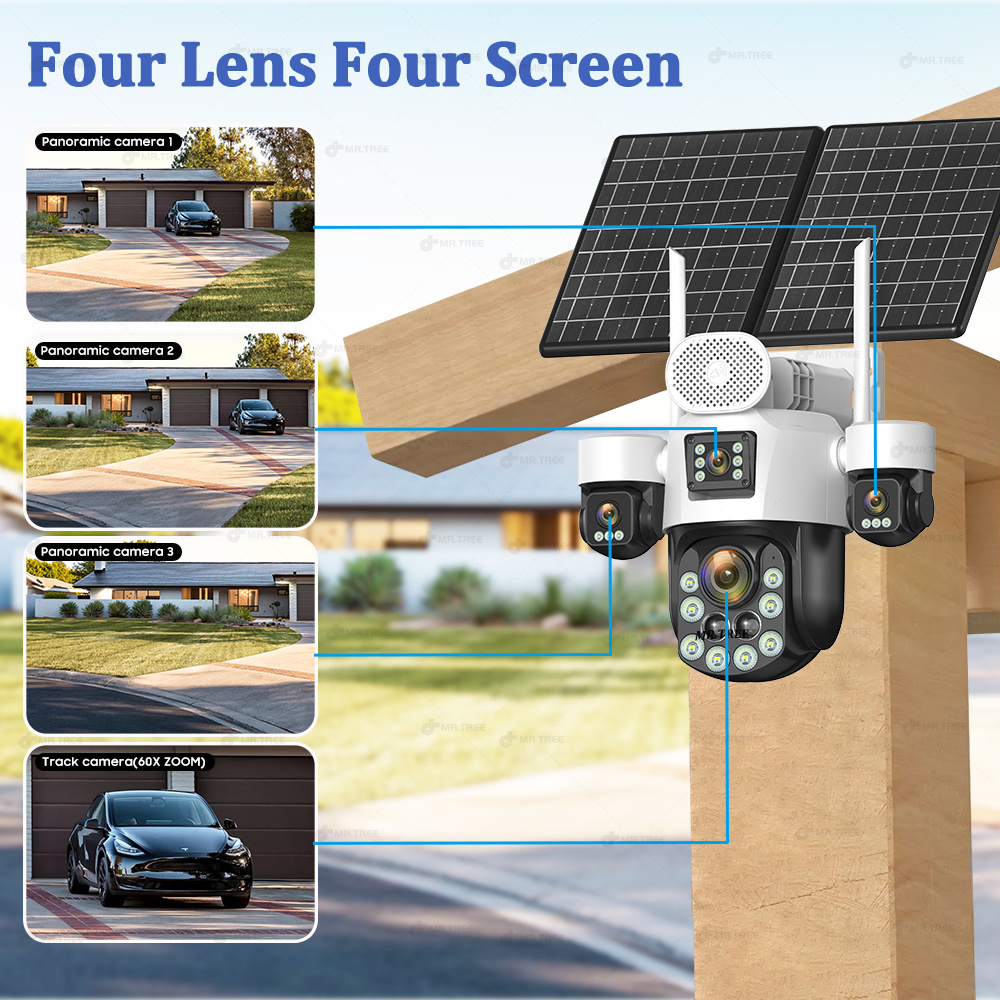 AOV Four Lens Outdoor Surveill - đánh giá và giá Home Security Group