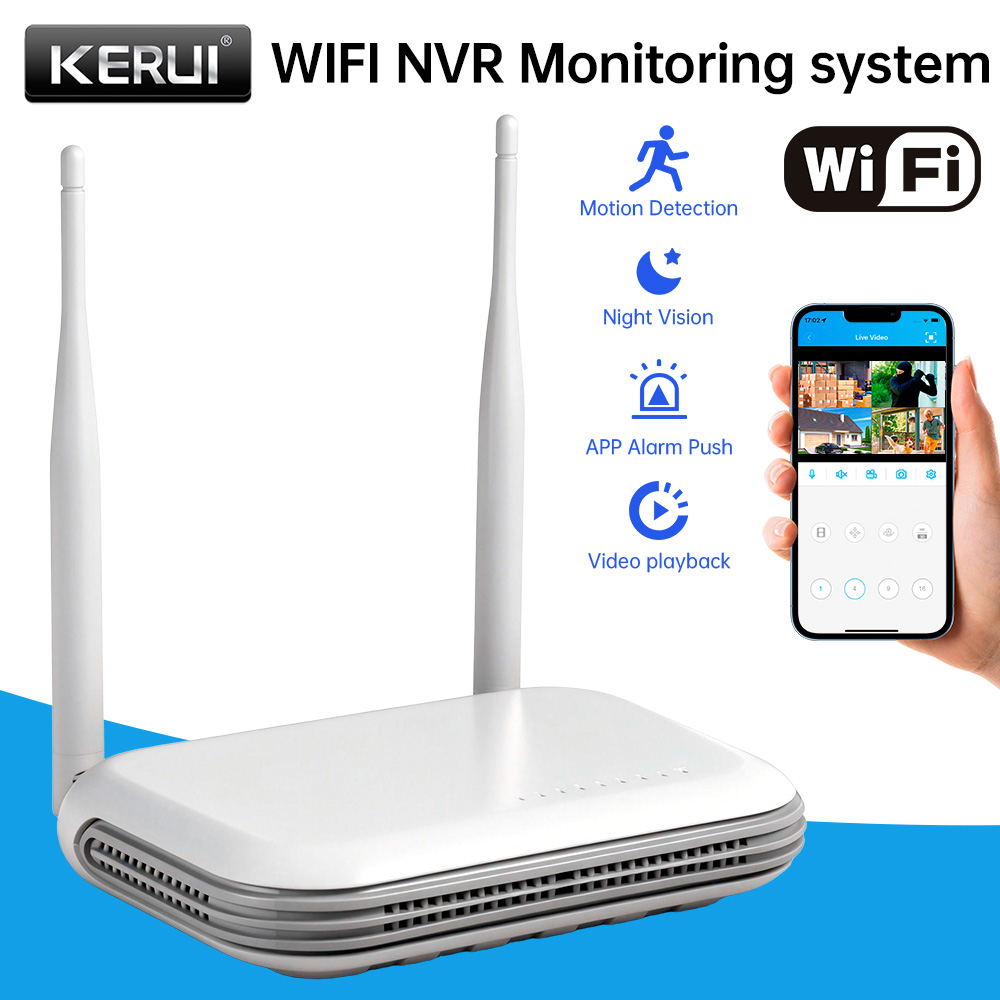 KERUI Mini Network WIFI 8CH NV - đánh giá và giá Home Security No Wifi