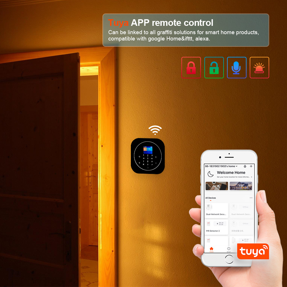 KERUI G12 Wireless Tuya Home A - đánh giá và giá Home Security No Wifi