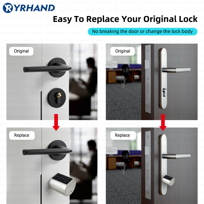 Smart Euro Cylindrical Door Lo - đánh giá và giá Home Security Gate