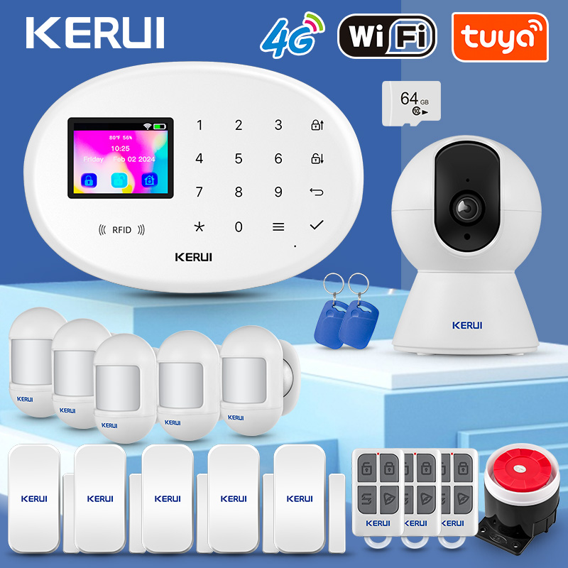 KERUI W204 Tuya Smart Home Ala - đánh giá và giá Home Security No Wifi