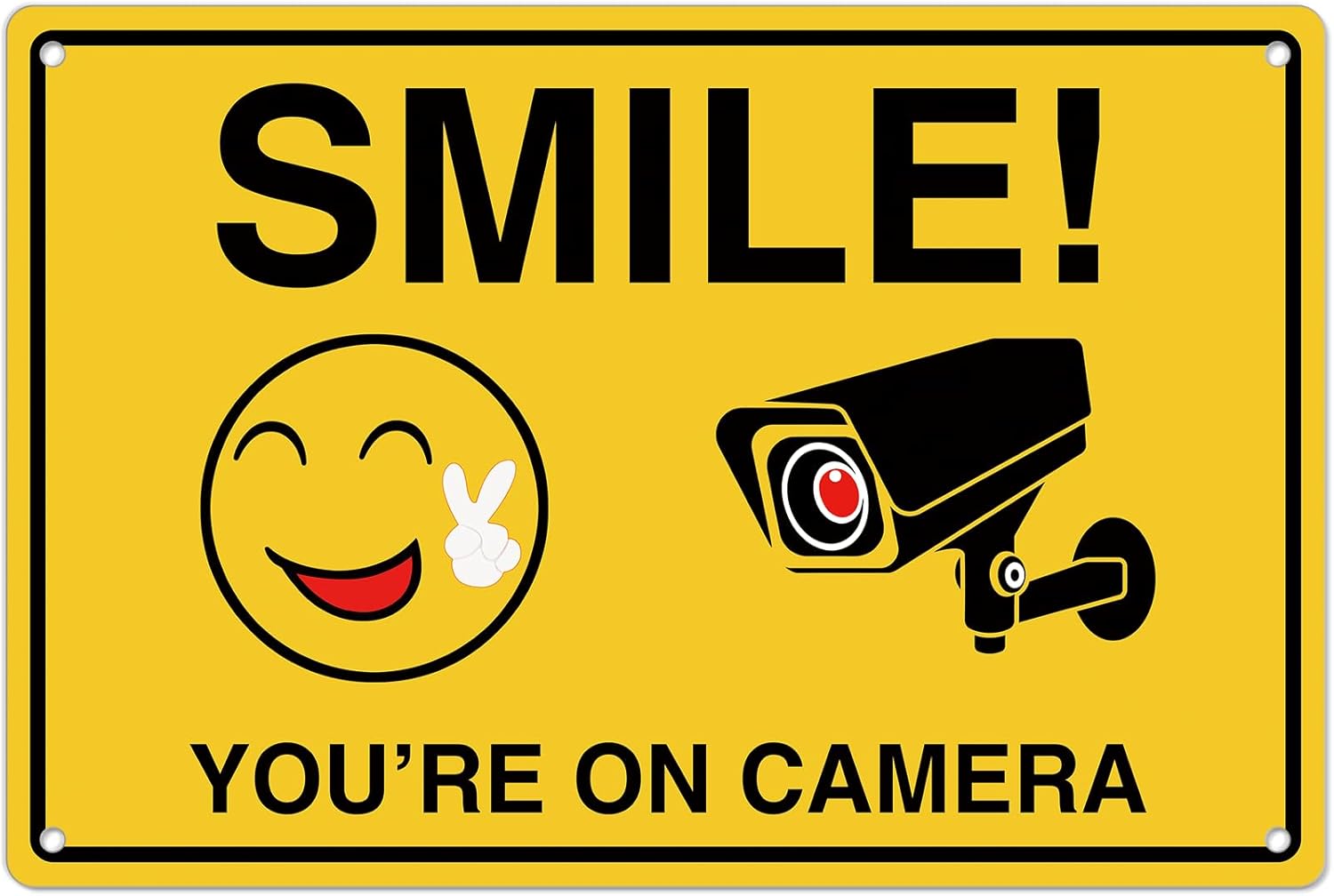 Smile Youre On Camera Signs ;  - đánh giá và giá Home Security Group
