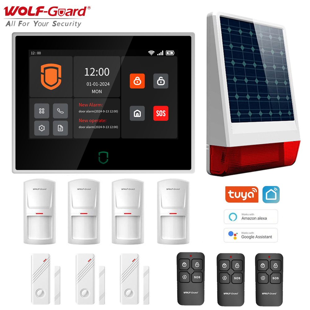 Wolf-Guard 7 inch Touch Screen - đánh giá và giá Home Security No Wifi