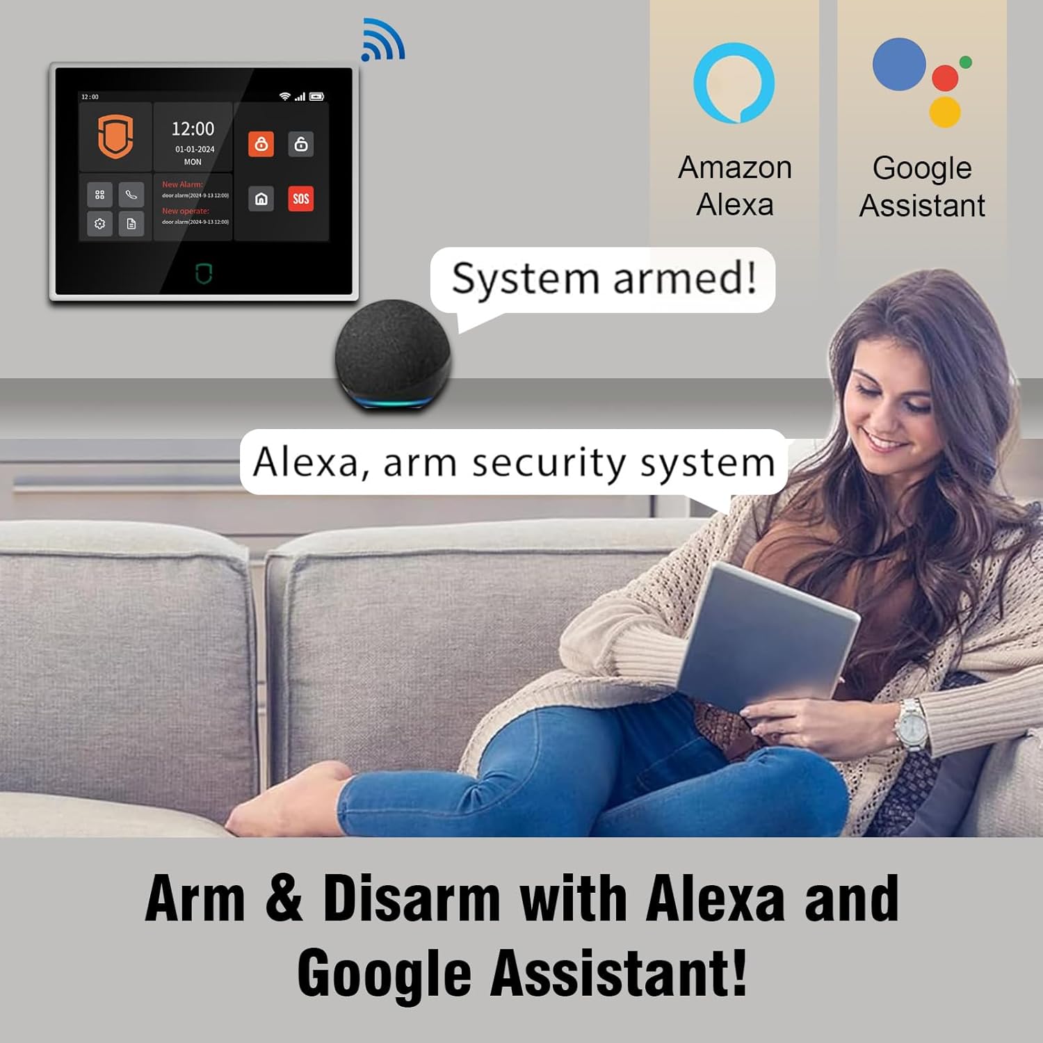 Wolf-Guard 7 inch Touch Screen - đánh giá và giá Home Security No Wifi