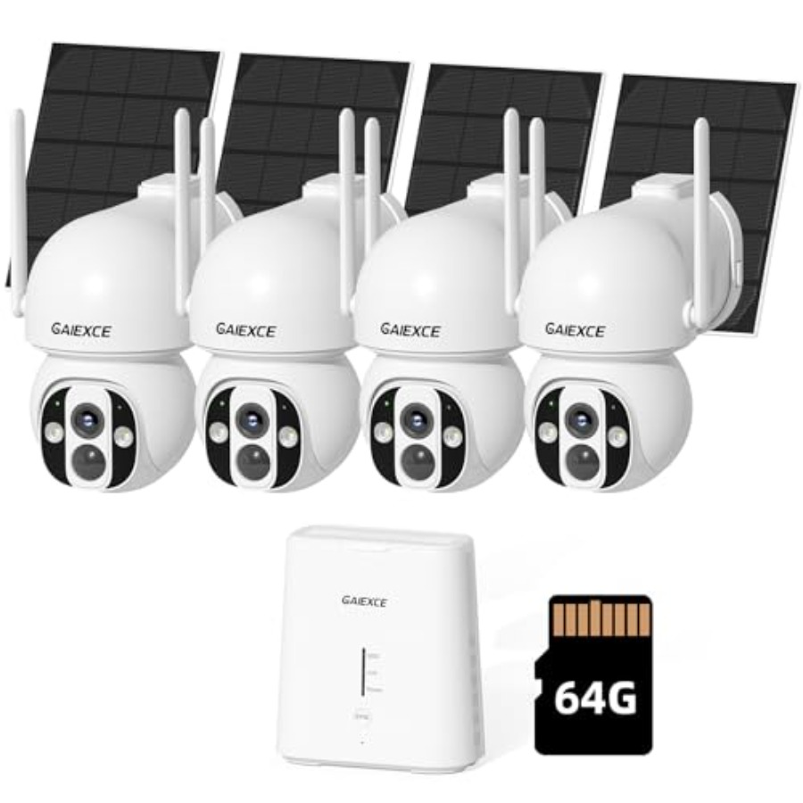 Outdoor wireless solar securit - đánh giá và giá Home Security Cameras No Subscription