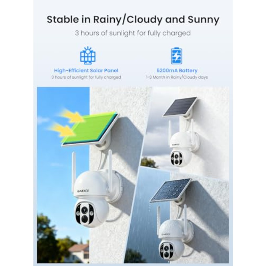 Outdoor wireless solar securit - đánh giá và giá Home Security Cameras No Subscription