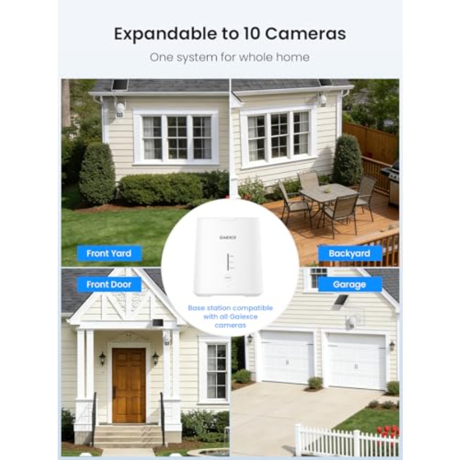 Outdoor wireless solar securit - đánh giá và giá Home Security Cameras No Subscription