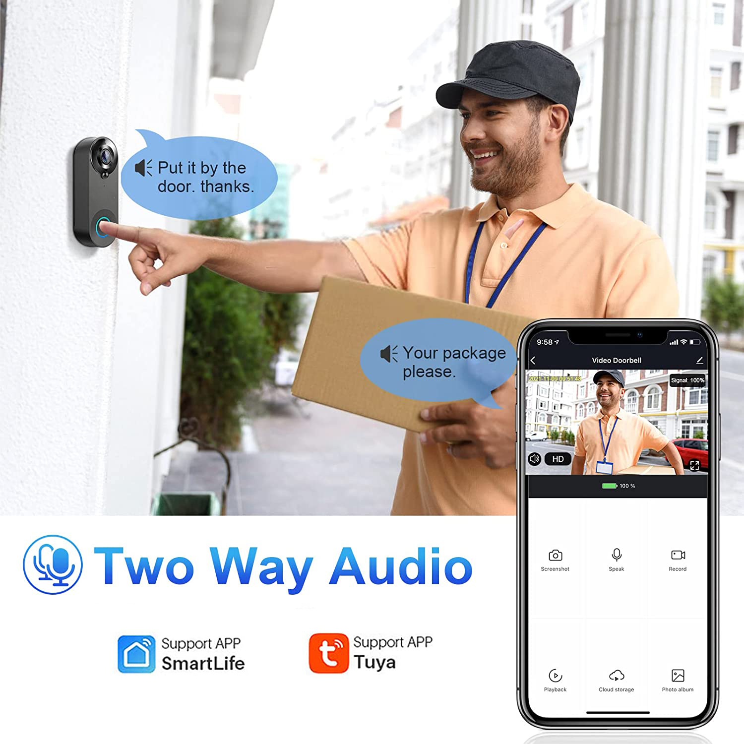 5G 2.4G WiFi Video Doorbell 10 - đánh giá và giá Home Security Doorbell Camera