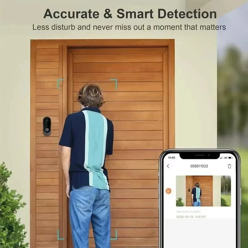 Tuya WIFI Camera Doorbell HD V - đánh giá và giá Home Security Doorbell Camera
