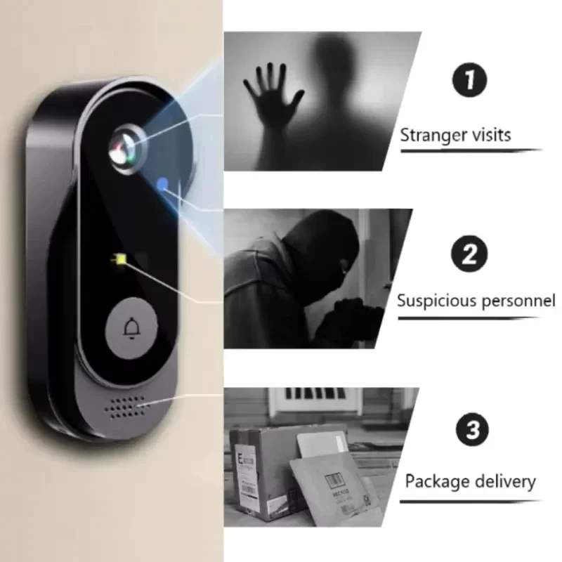 Tuya WIFI Camera Doorbell HD V - đánh giá và giá Home Security Doorbell Camera