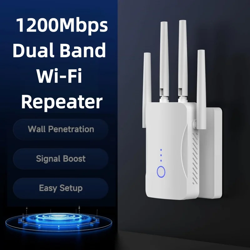 2.4G/5GHz Dual Band WiFi Repea - đánh giá và giá Home Security No Wifi