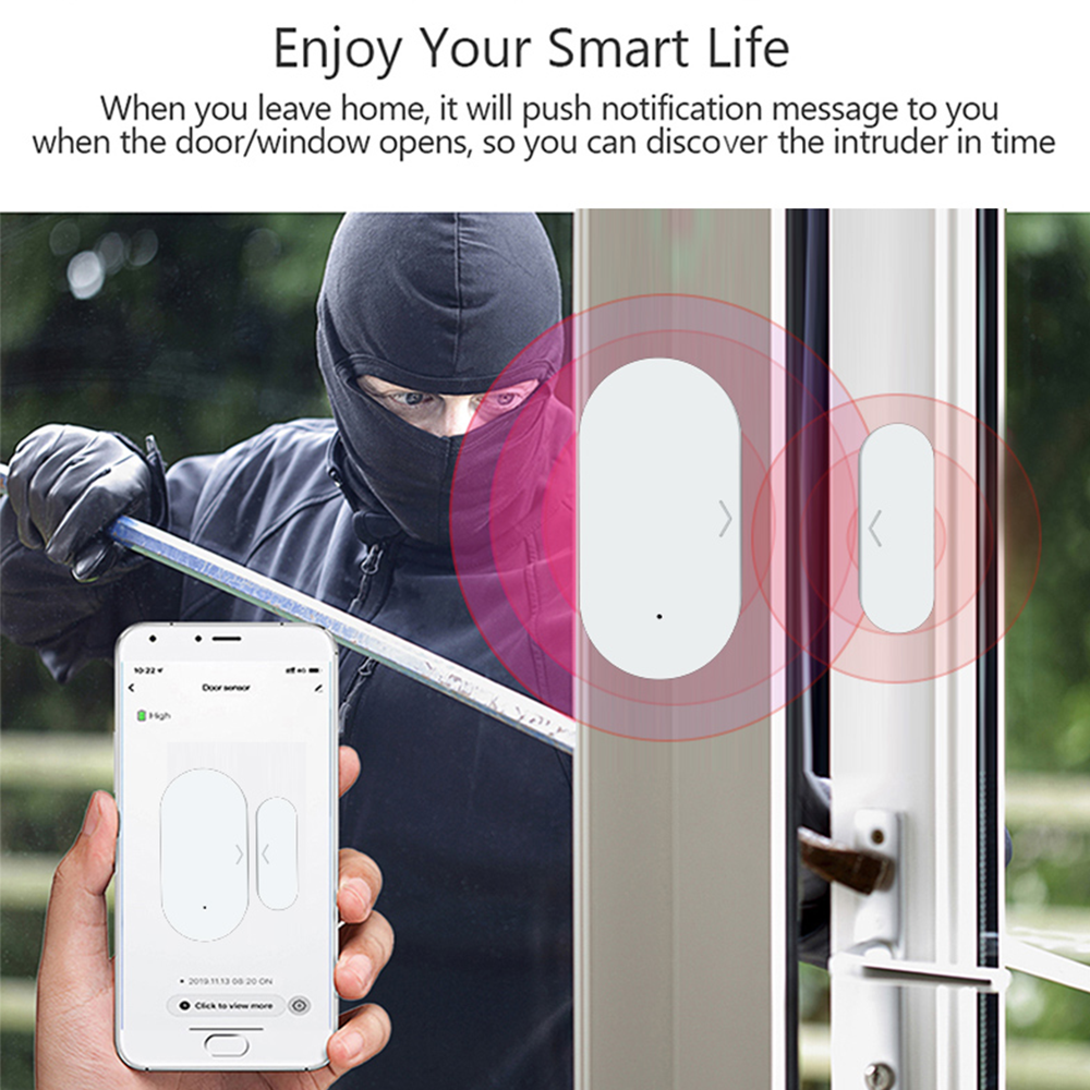 Tuya Zigbee Door Sensor Window - đánh giá và giá Home Security Gate