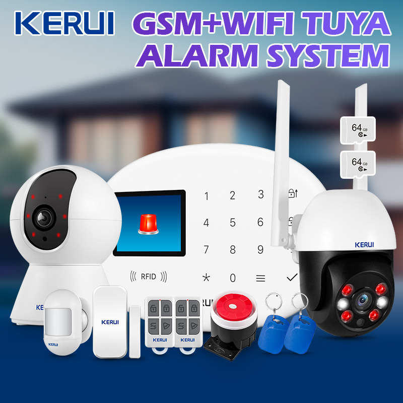 KERUI Tuya Wireless Home Alarm - đánh giá và giá Home Security No Wifi