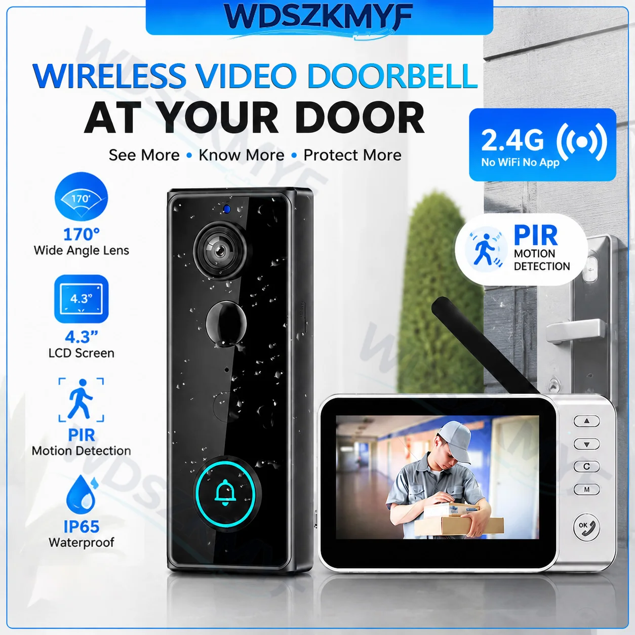 New Waterproof Wireless Doorbe - đánh giá và giá Home Security Doorbell Camera