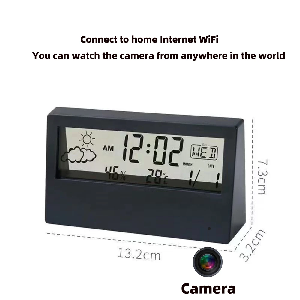 4K WiFi Clock Camera with Moti - đánh giá và giá Home Security Recorder