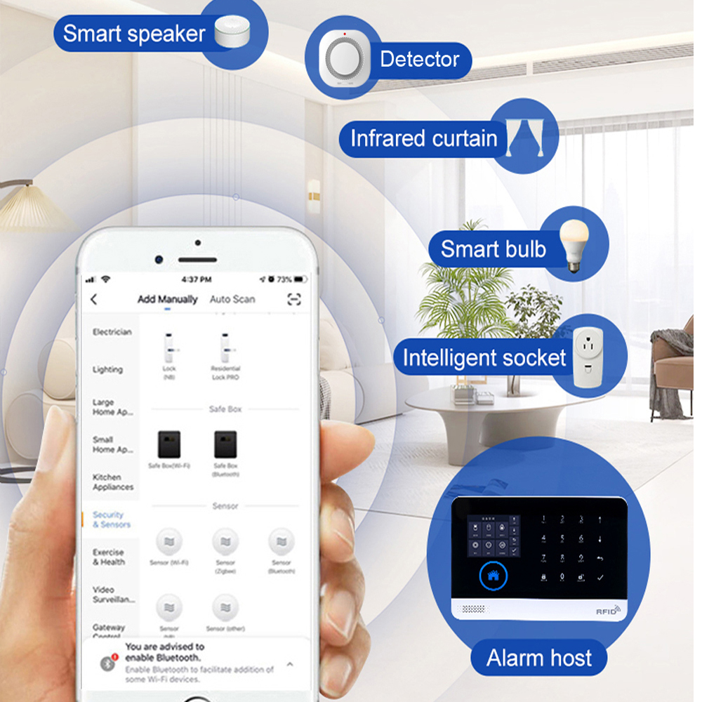PGST 4G Tuya Smart Home Alarm  - đánh giá và giá Home Security No Wifi