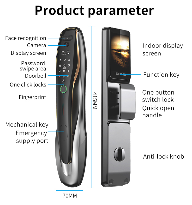 TYSH Tuya Security Fingerprint - đánh giá và giá Home Security Doorbell Camera